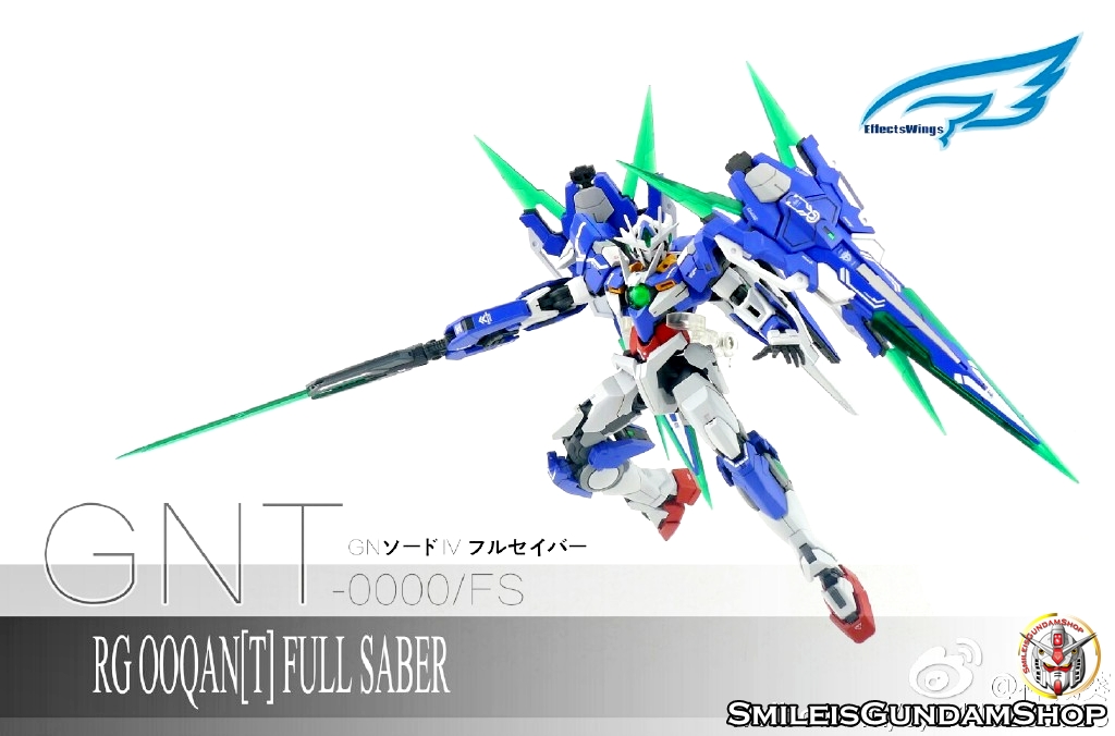 RG 1/144 GN SWORD IV FULL SABER[EffectsWings][พาสเสริม]