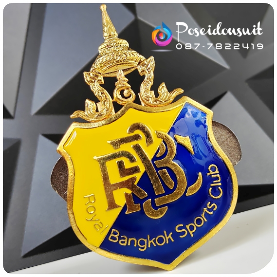 ตราติดหน้ารถสปอร์ตคลับ RBSC ราชกรีฑาสโมสร Royal Bangkok Sports Club