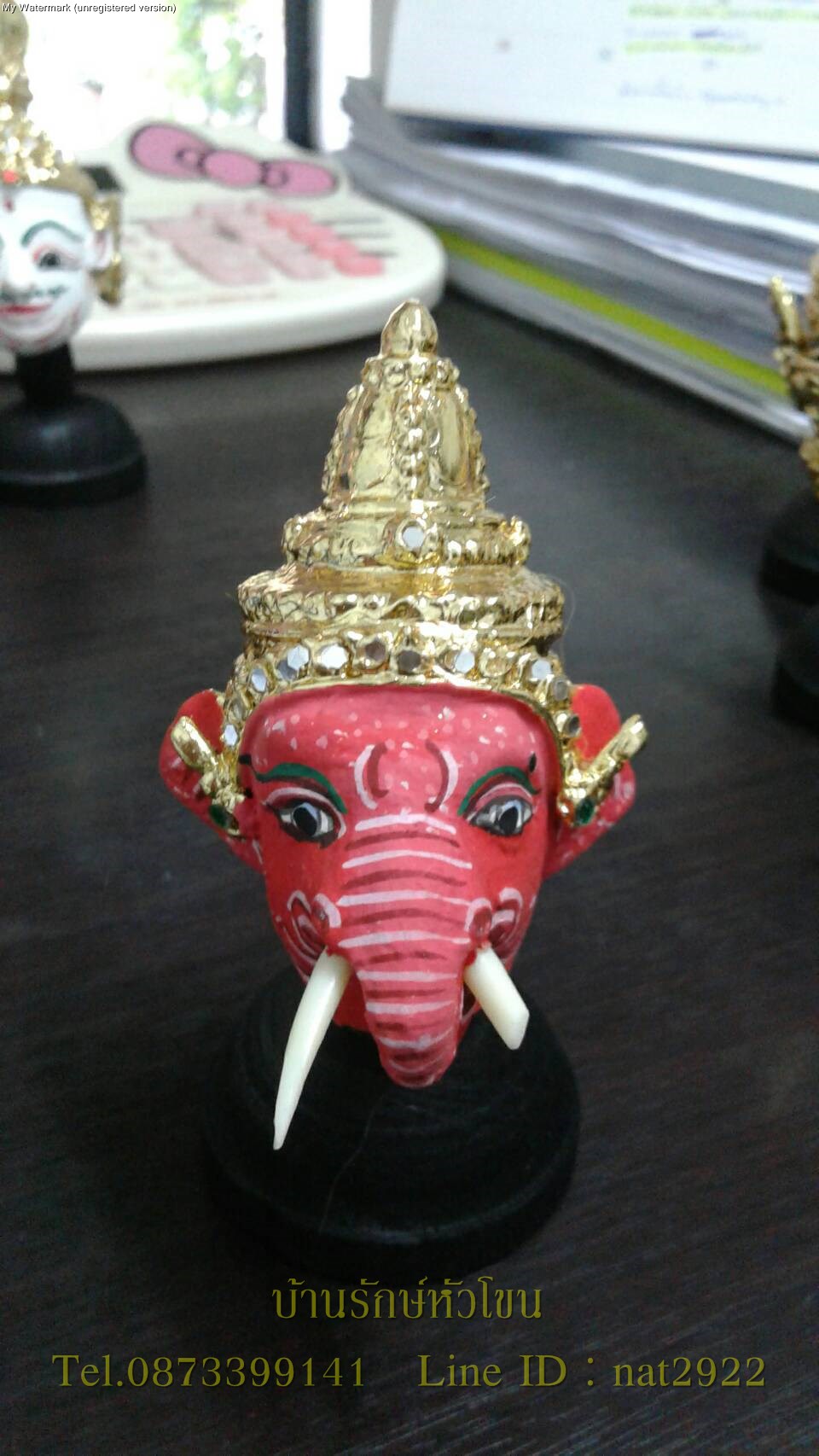 เศียรครูขนาดจิ๋ว เซ็ท 3 เศียร พ่อแก่ พระพิฆเนศ พระพิราพ