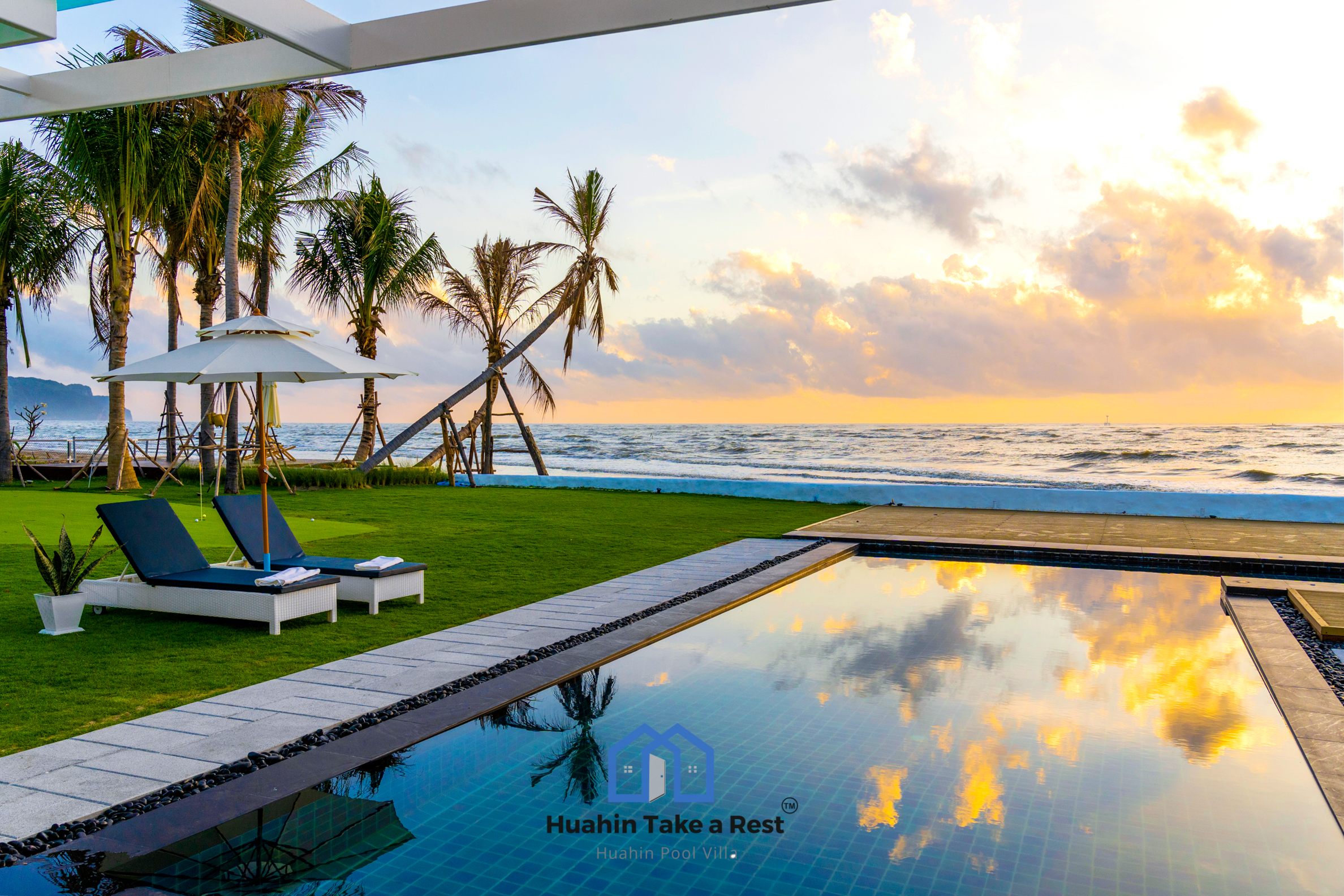 HR15051 บ้านพักติดทะเล The Colonial Beach สามร้อยยอด