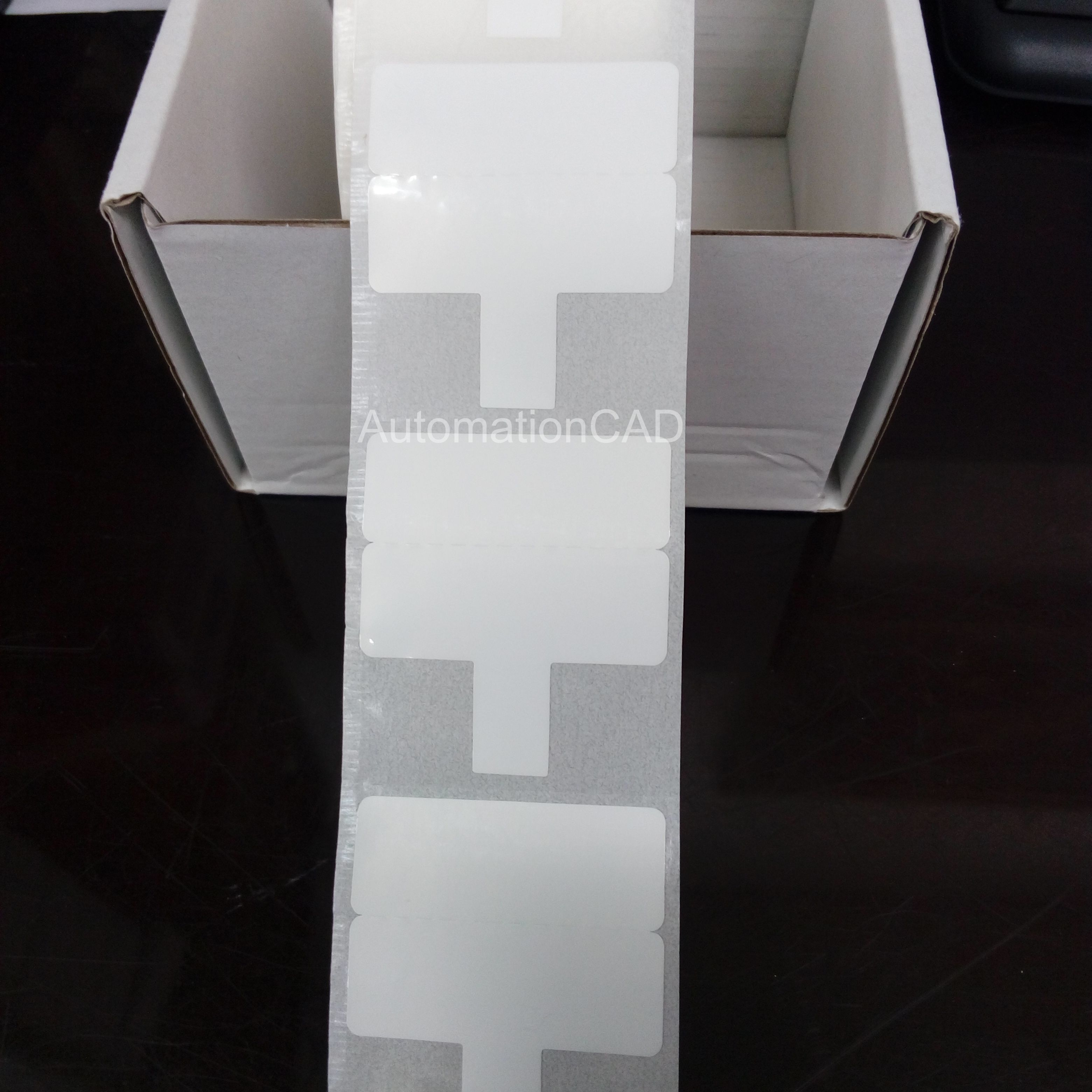 สติ๊กเกอร์มาร์คสายไฟ แบบธง 40mm x 15mm หางสั้น เบอร์มาร์คสายไฟ CABLE MARKER