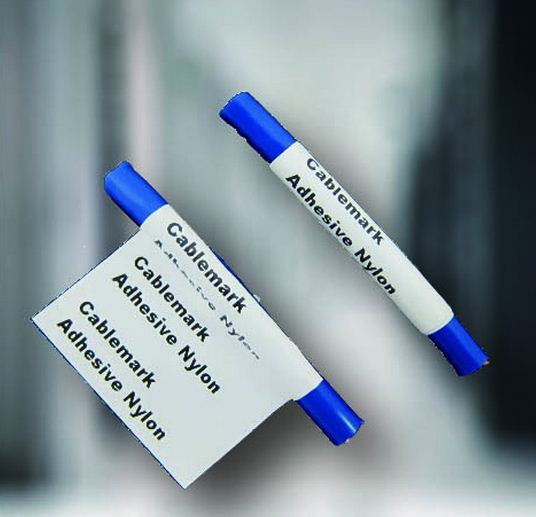 สติ๊กเกอร์มาร์คสายไฟ FLEXIBLE ID อักษรดำพื้นเหลือง เบอร์มาร์คสายไฟ CABLE MARKER