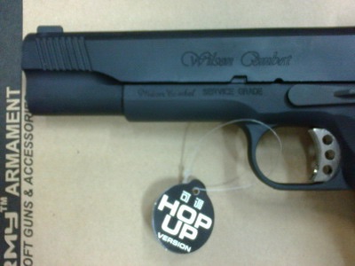 New.R30 1911.Wilson Combat By.ARMY.ARMAMENT{V.2014} ระบบอัดแก๊สโบว์แบล๊ค สไลท์เหล็กบอดี้เหล็กยิงลายโลโก้