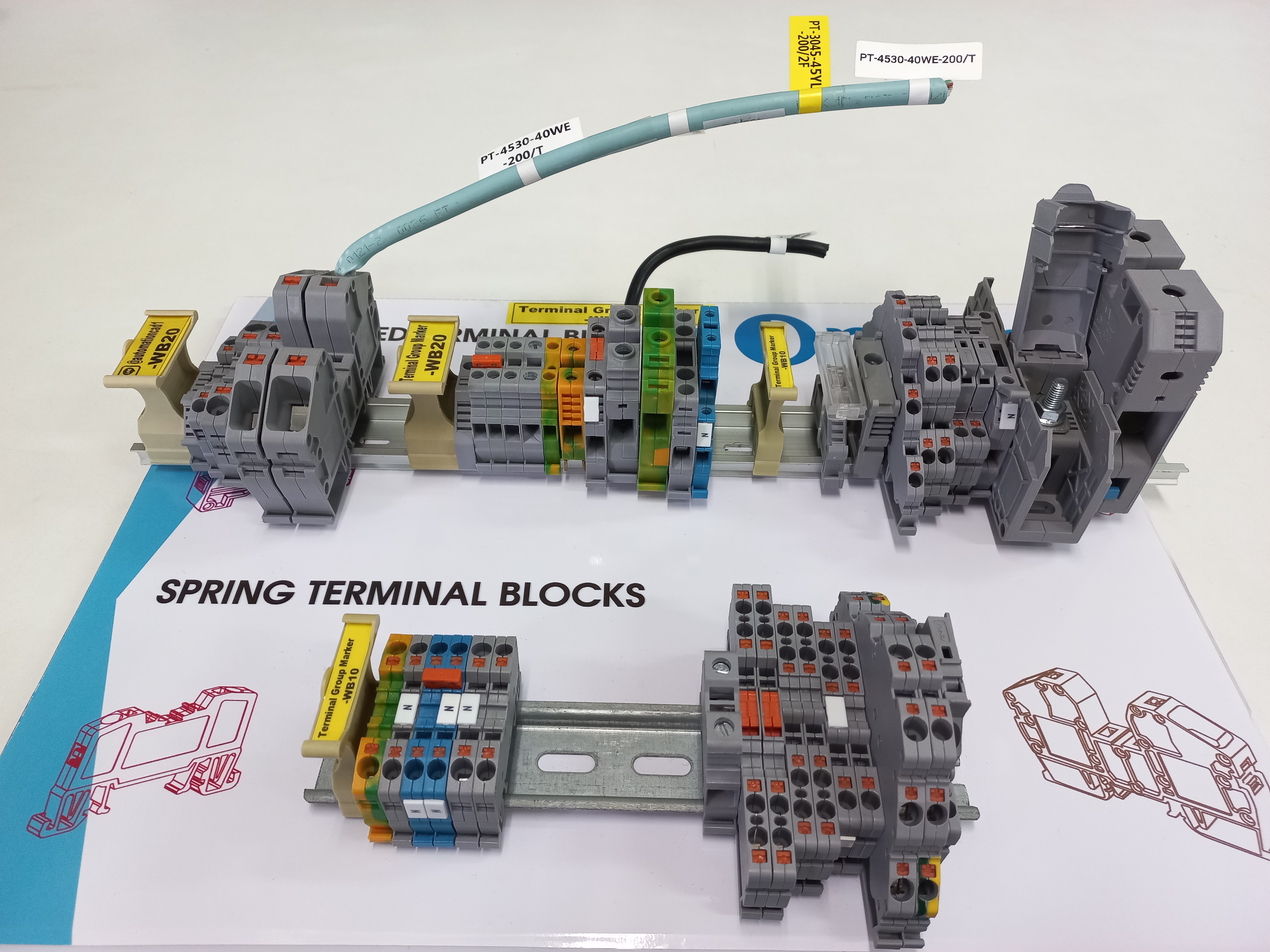 TERMINAL GROUP MARKER ตัวมาร์คเบอร์ กลุ่มของ TERMINAL