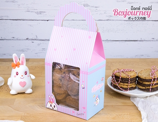 กล่องคุกกี้ 180g 11x7x19cm Sugar bun 002 แพ็ค 20ชิ้น