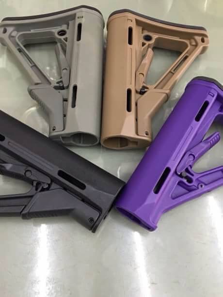 New.พานท้ายแม็กพลู CTR สีดำ สีทราย สีเขียว สีม่วง ราคาพิเศษ