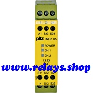 774326 PILZ PNOZ X5 12VDC 2n/o LiNE iD : RELAYS.SHOP
