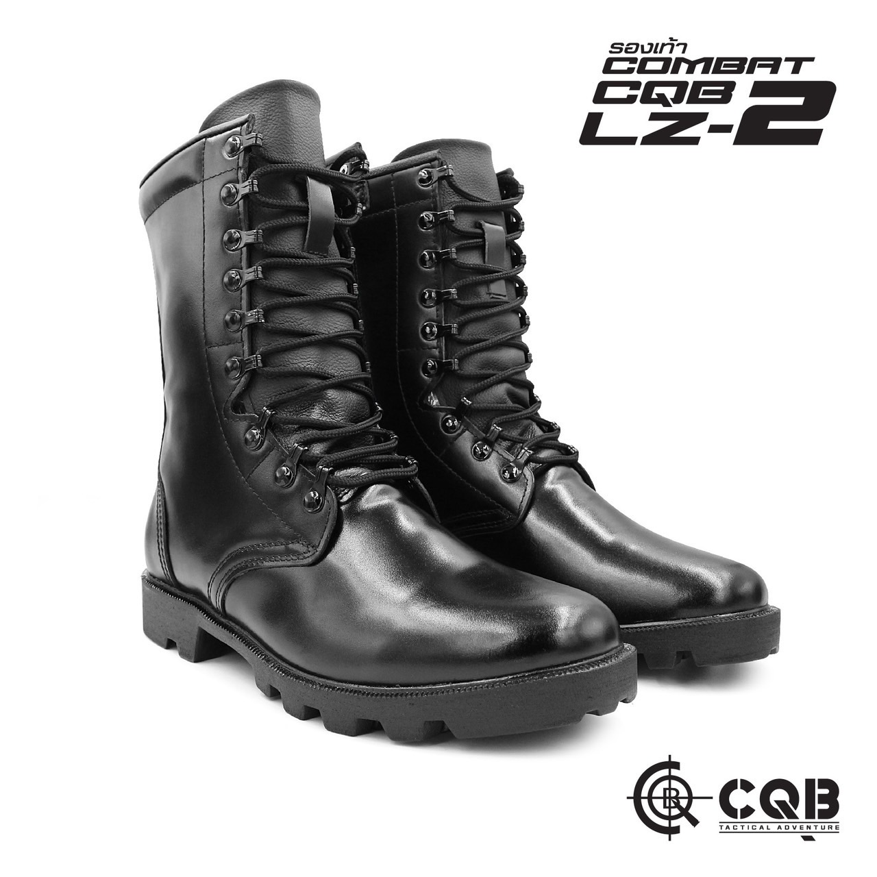 New.รองเท้า Combat CQB รุ่น LZ-2# (ซิปข้าง) รองเท้าคอมแบท หนังวัวแท้ ออกแบบมาเพื่อรองรับ ขนาดและรูปร่างเท้าของ คนไทย ทรงเรียวสูง แต่ไม่บีบรัดหน้าเท้า ⏩มีซิปข้าง เพื่อความสะดวก ในการสวมใส่ ⏩ตาไก่ปลดไว 9 รู ความสูงจากพื้น 10 นิ้ว ⏩น้ำหนักเบา หนังมีความนุ่มใ