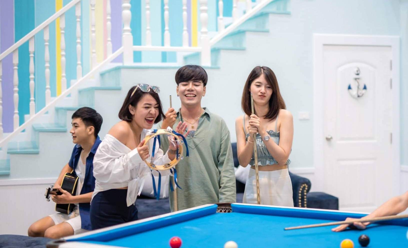 HR7005 บ้านพักชะอำ บ้านพาสเทล