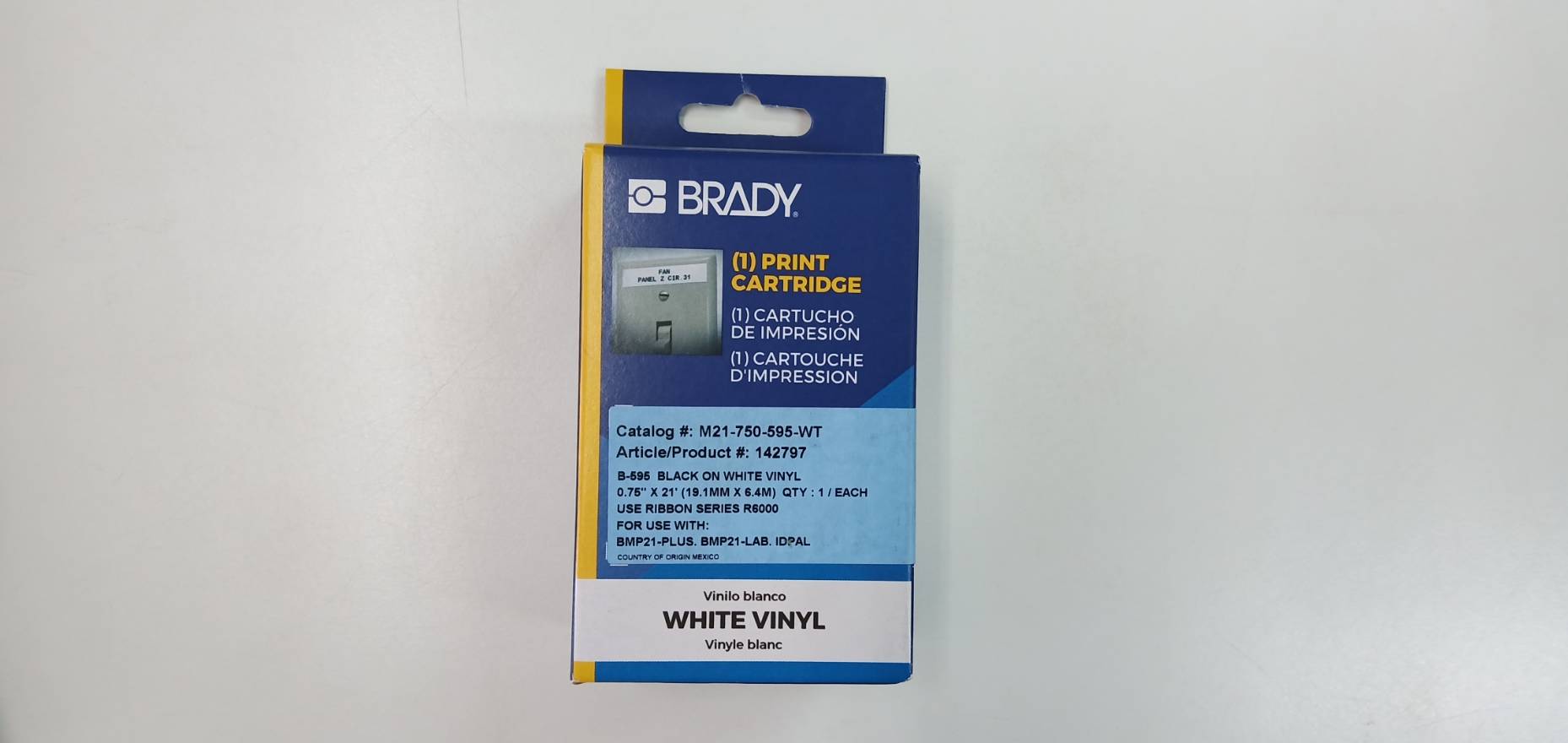 BRADY M21-750-595-WT สติ๊กเกอร์ BMP21-PLUS - BRADY LABEL PRINTER