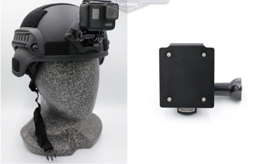 ขาจับกล้อง Action Camera ติดหมวก Fast/Mich (ขาจับกล้อง Go Pro ติดหมวก Fast/Mich) รุ่น อลูมิเนียม