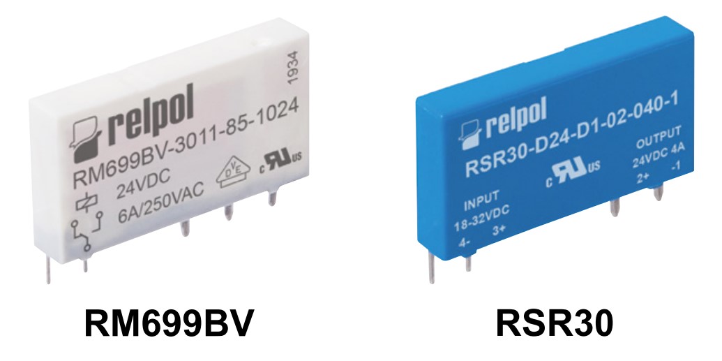 รีเลย์ 5 ขา Relay RELPOL RM699BV-3011-85-1024 ทนกระแส 6A 24VDC