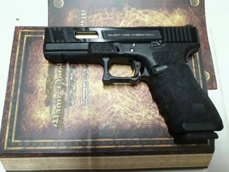 New.สินค้ามาใหม่ ปืนสั้น GLOCK17 SAI / GLOCK34 SAI ตัวแต่ง ท่อทอง ราคาพิเศษ