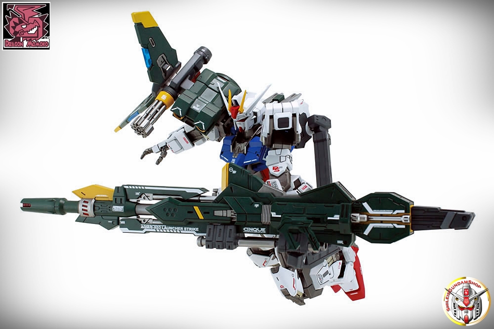 [PO]MG 1/100 Launcher Strike Ver. RM [โมจีนMomoko]กล่องไม่สกรีน