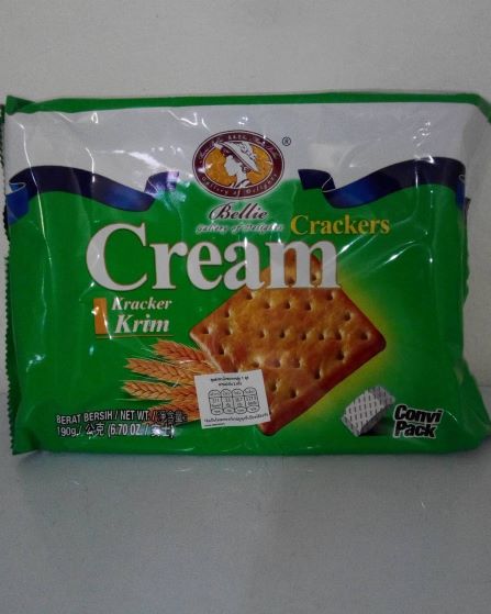 ครีมแครกเกอร์ ตรา เบลลี่ 190g x 12