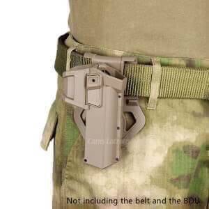 New.สินค้ามาใหม่ ซองปืนสั้น GLOCK ARMY FORCE Tactical Movable Holster for Marui/WE Glock Pistol for G17/G18/G19 Pistol สีดำ / สีทราย ราคาพิเศษ