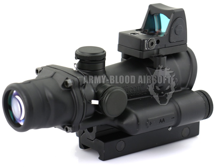 New.Trijicon TA02 ACOG 4x32 Red Illuminated Scope W/ RM06 RMR Sight Adjustablenext ราคาพิเศษ