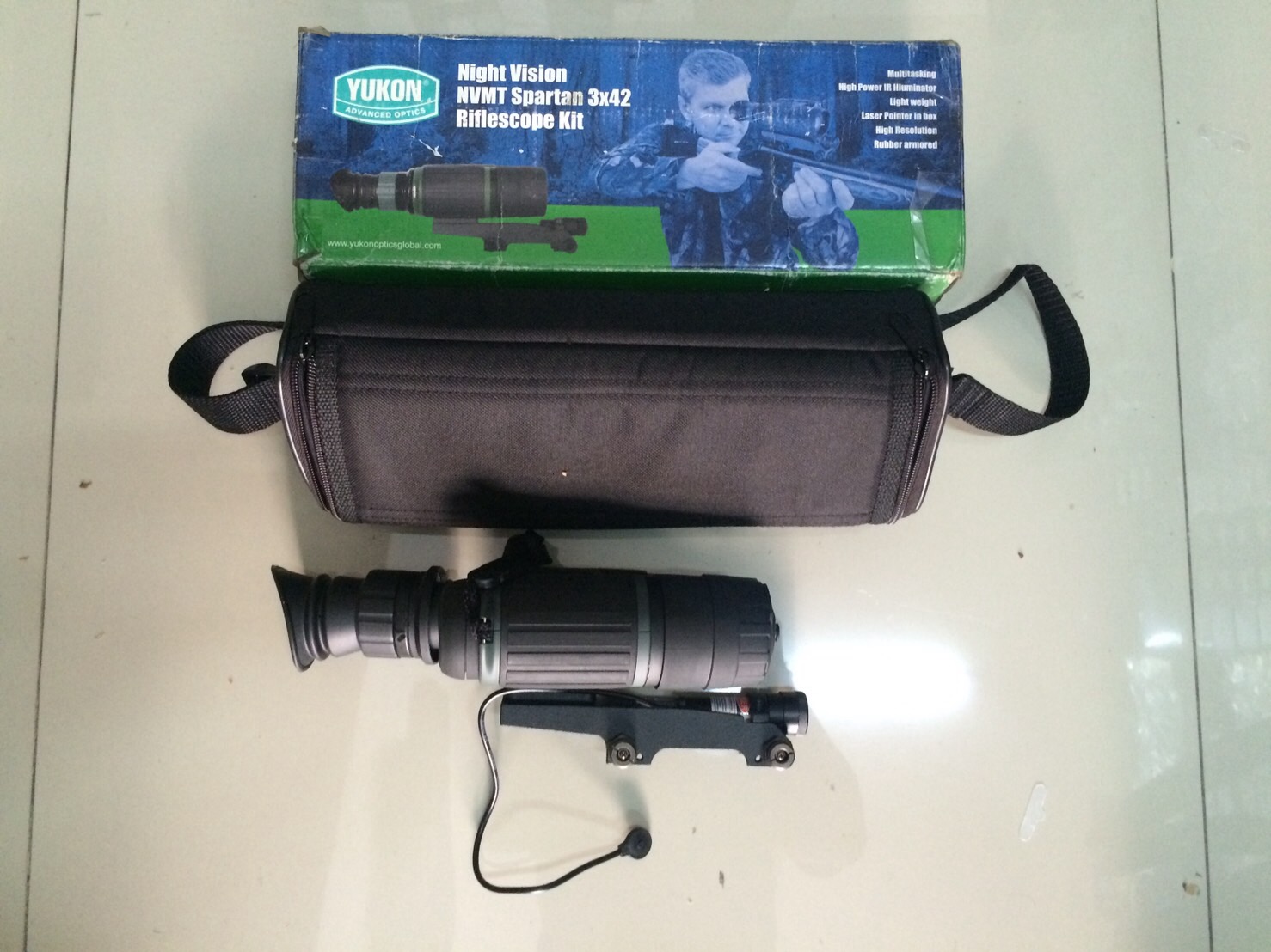 New..Yukon 3x42 NVMT Spartan Night Vision Riflescope Kit