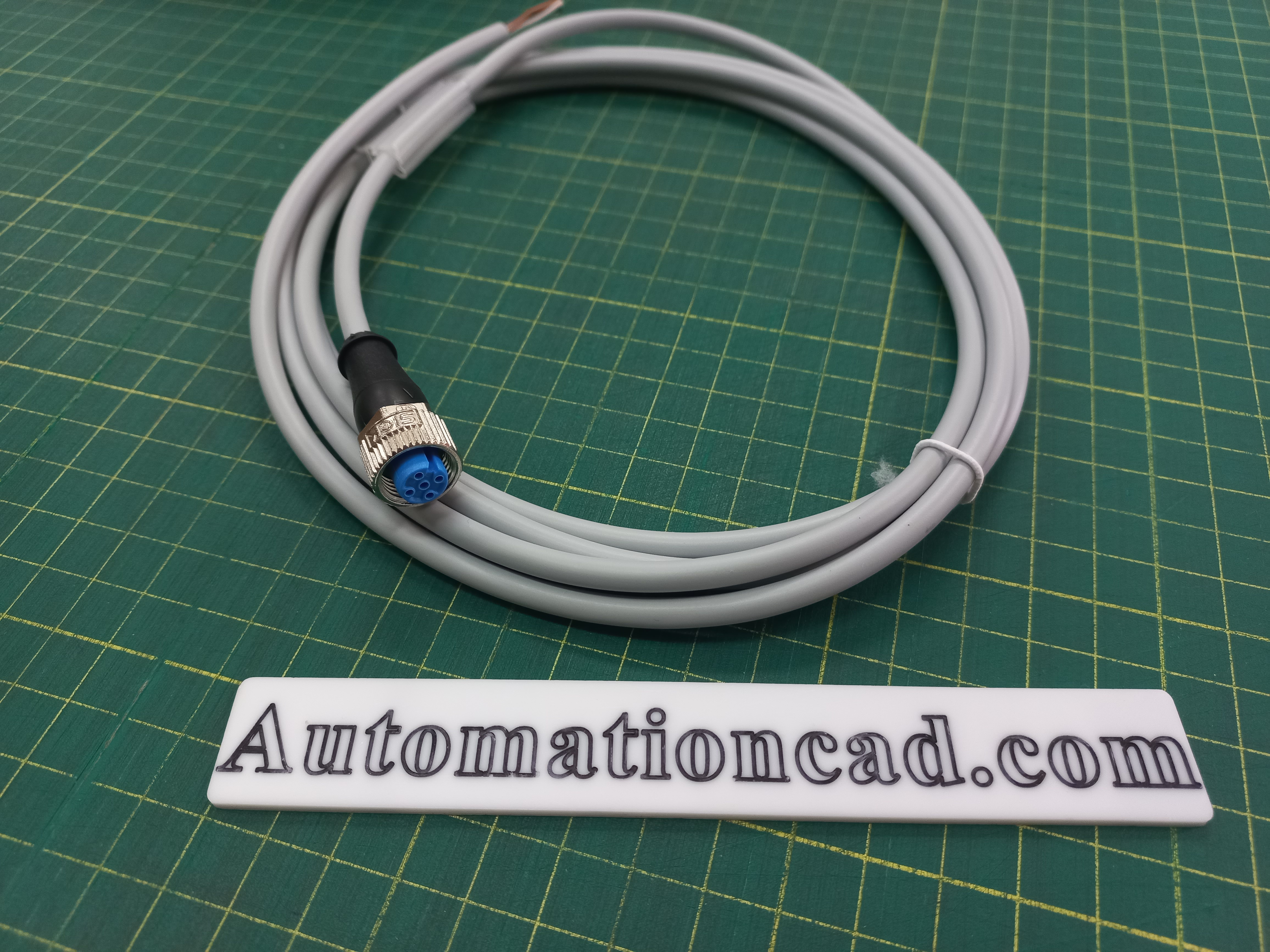 สายพร้อม CONNECTOR SICK 4 ขา ตัวเมีย แบบตรง M12 ยาว 2 m.