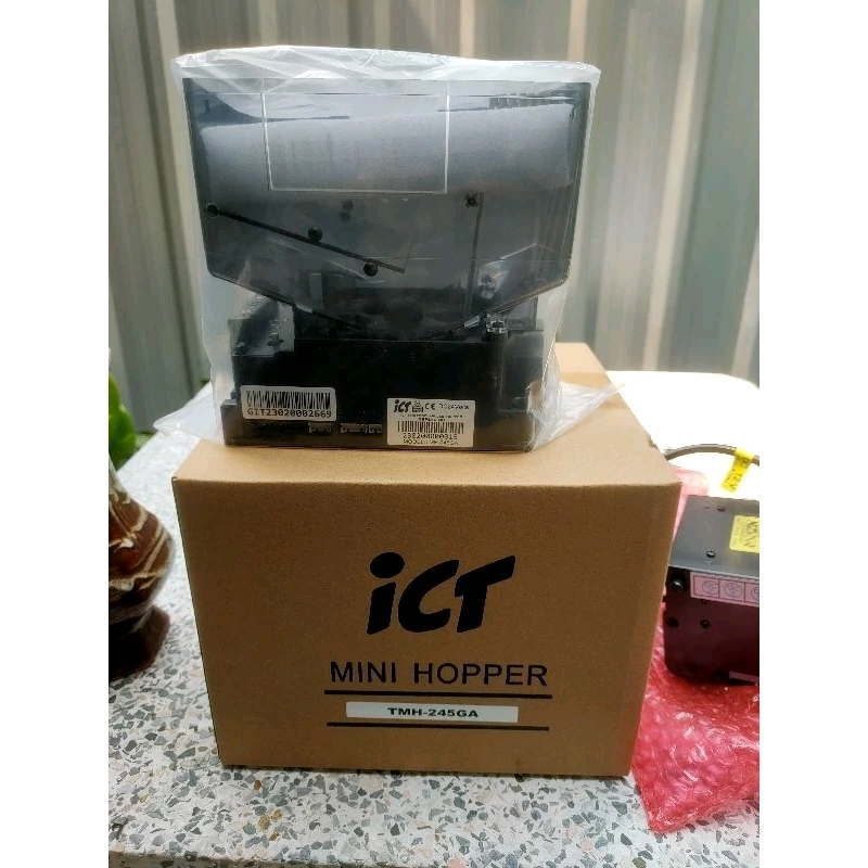 mini hopper มินิโฮปเปอร์จ่ายเหรียญ 24V ยี่ห้อ ict ของใหม่