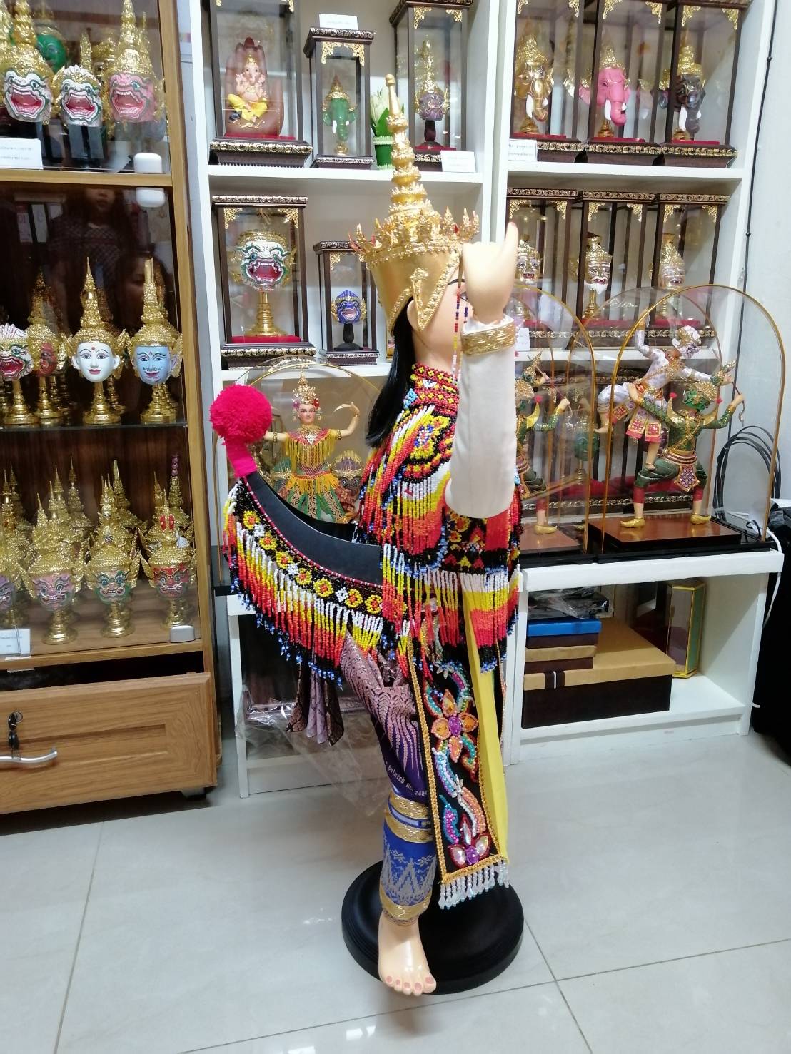 หุ่นละครเล็ก มโนราห์ (เชิดไม่ได้) ขนาด 120 ซม.