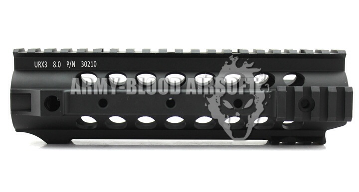 URX III 8.0 inch Tactical Rail Handguard (BK)prev next