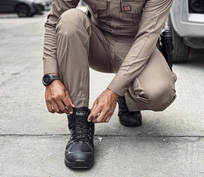 NEW รองเท้า SHOES ATTACK @G-TEX ( WATER PROOF) ภายใต้การผลิตของแบรนด์Bogie1 Tactical ในแวดวงสินค้าประเภท Tactical และ Outdoor นั้น คุณสมบัติการกันน้ำและการระบายอากาศของผลิตภัณฑ์เป็นสิ่งที่สำคัญ เพราะกิจกรรมที่ผู้สวมใส่ใช้งานจะต้องเผชิญนั้นมีหลากหลาย เป็นร