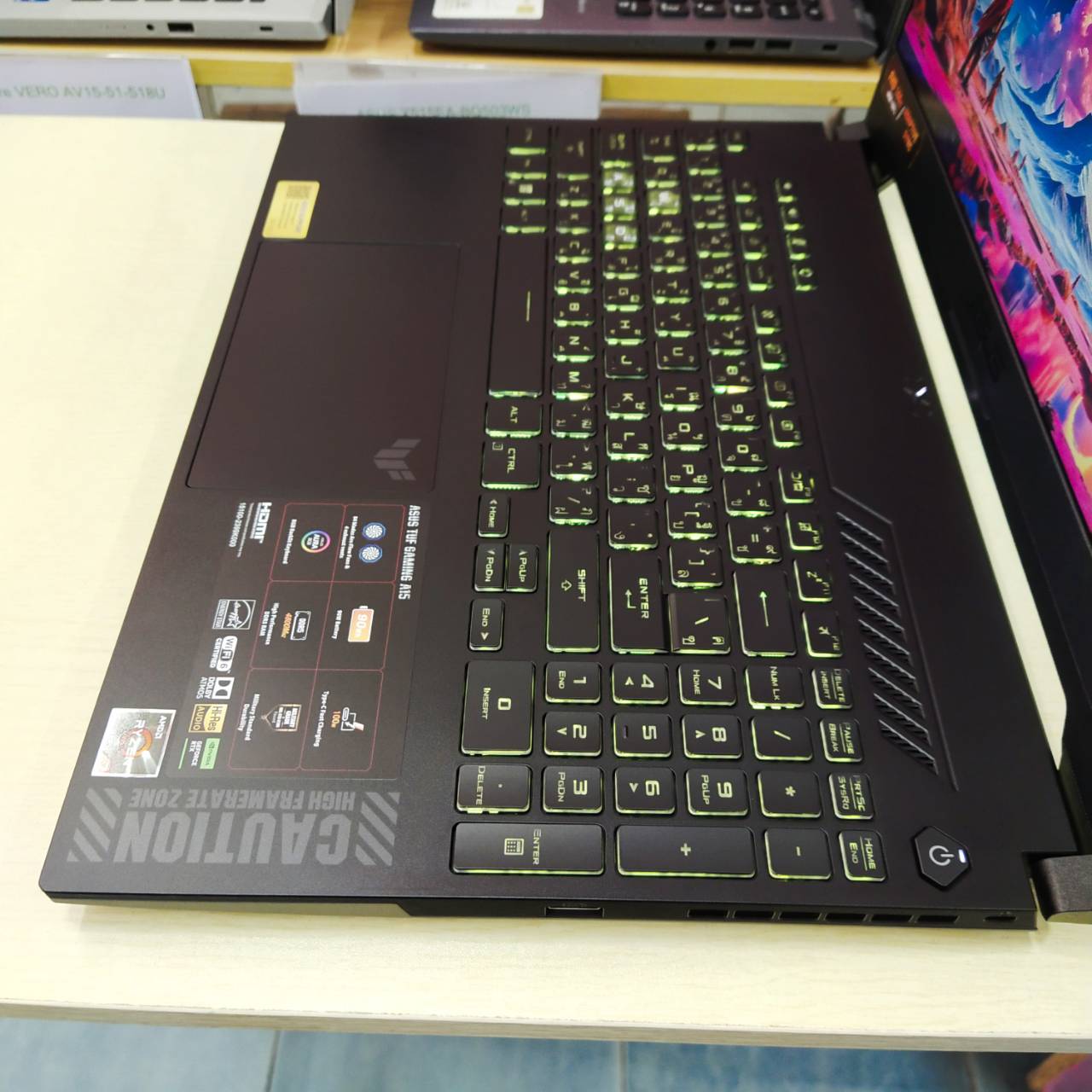 ASUS TUF GAMING A15 FA507NUR-LP037W *เครื่อง 1 เดือน* สภาพเครื่อง 100% ไร้ริ้วรอย (ประกันศูนย์ 13/10/2027)