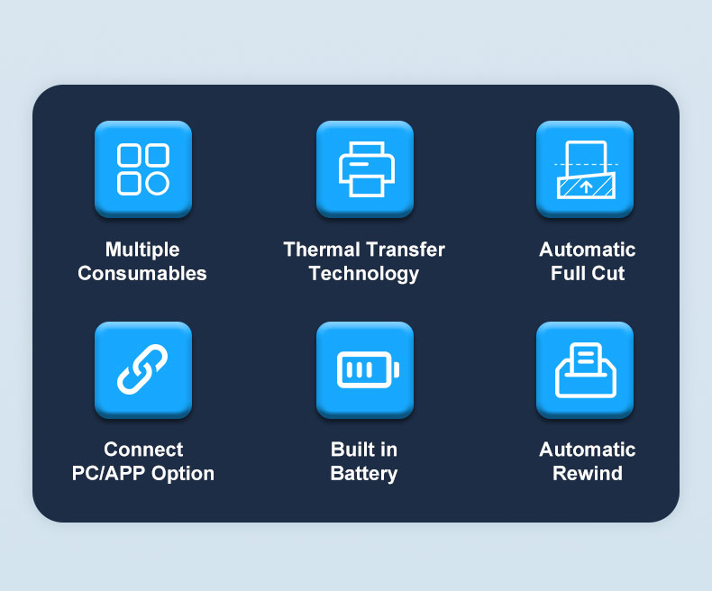 Supvan Label Printer G15M Pro เครื่องพิมพ์ฉลาก Tag 203dpi