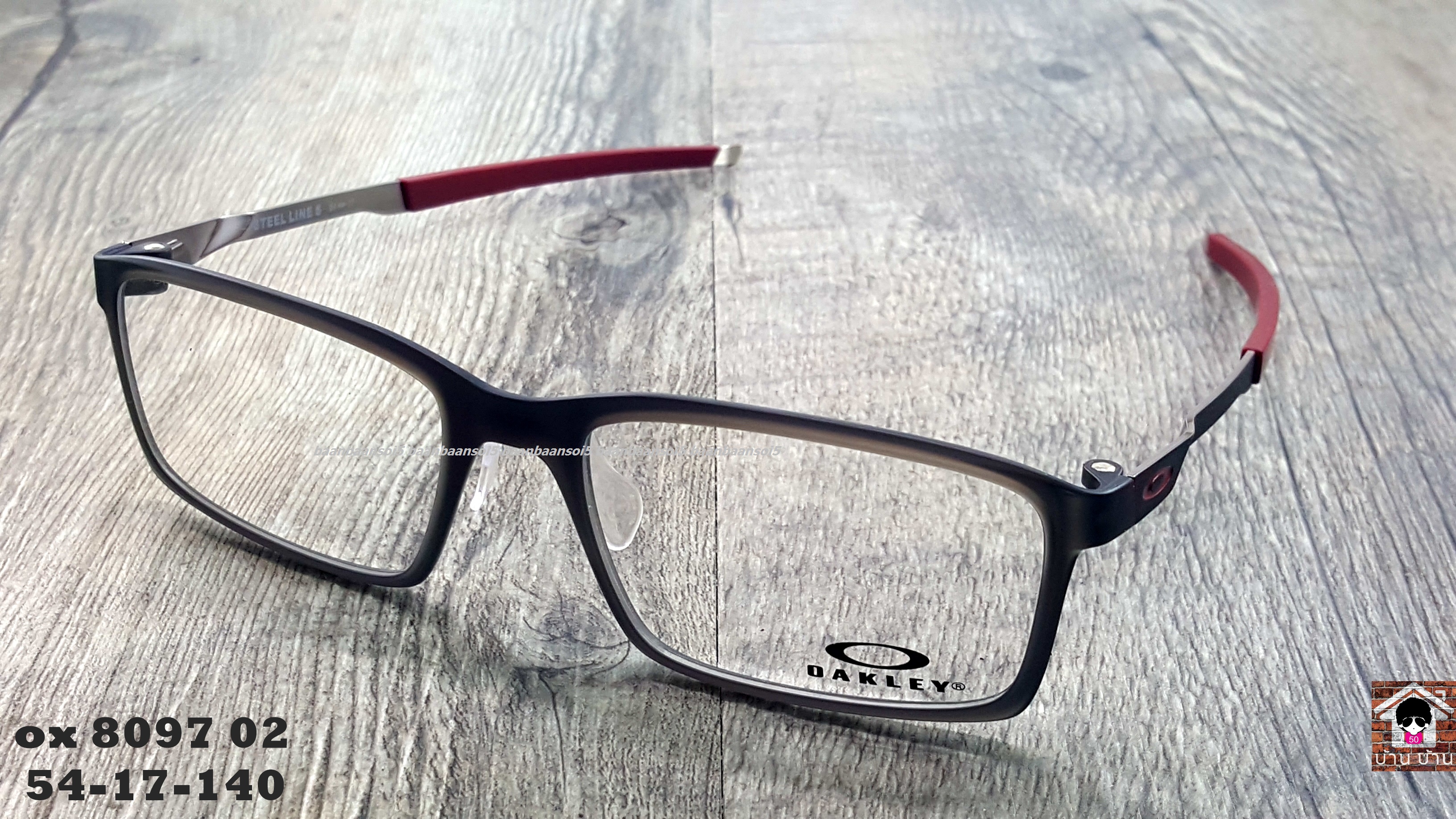 OAKLEY OX8097-02 STEEL LINE S โปรโมชั่น กรอบแว่นตาพร้อมเลนส์ HOYA ราคา 5,300 บาท
