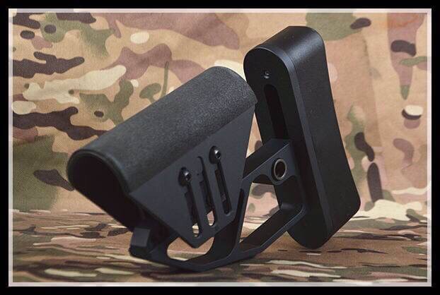 New.XLR TACTICAL BUTTSTOCK For M4 (Silver) ราคาพิเศษ