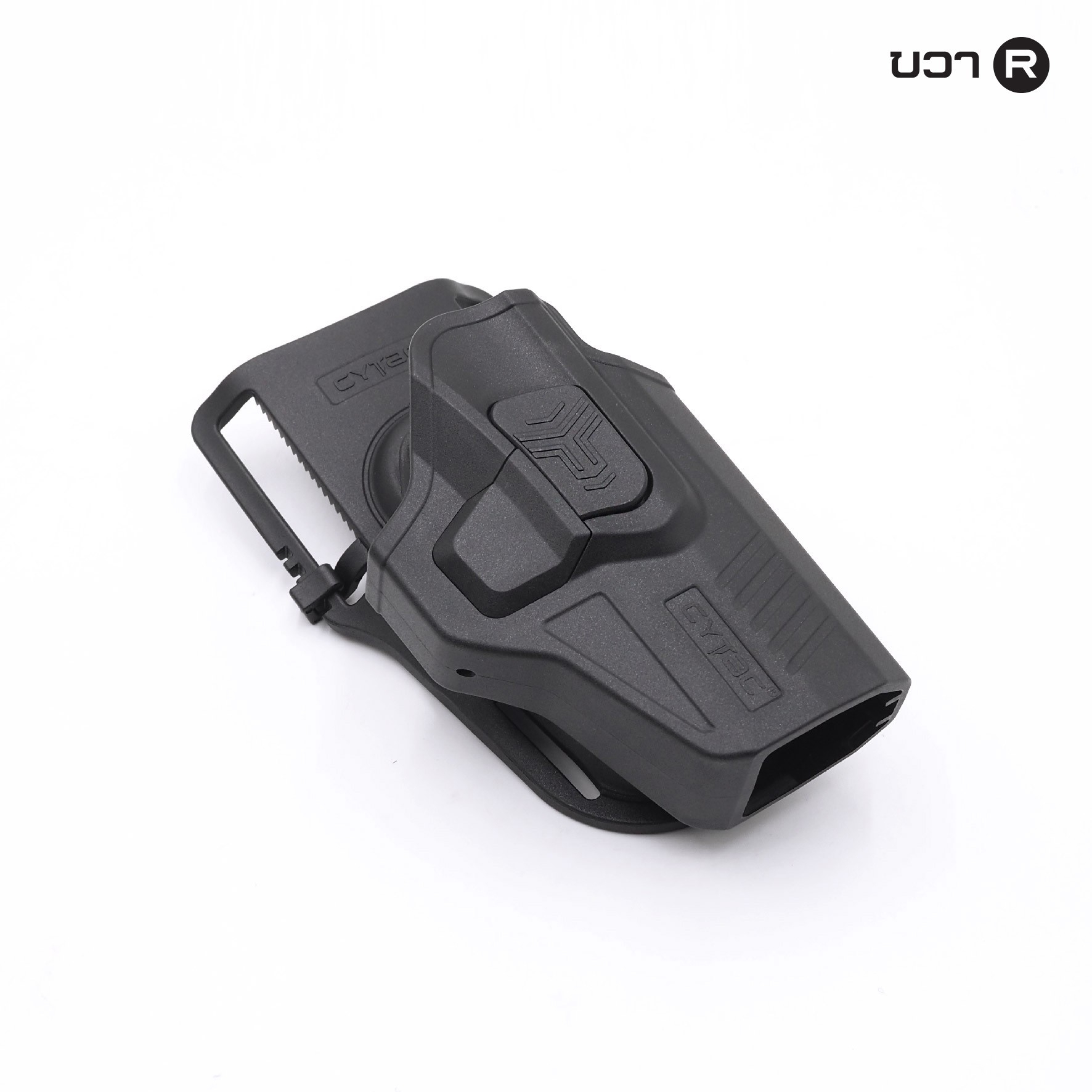 New. ซองปลดนิ้วชี้ Glock19 + เพลทลดต่ำ Cytac ( R-Defender G3 Series G19 Holster with Low Ride Belt Loop ) ♨️ ผลิตจากวัสดุ Polymer เกรดคุณภาพ แข็งแรงทนทาน ♨️ ตัวซองออกแบบให้ปลดล็อคนิ้วชี้ ( Level 2 ) ใช้งานง่ายปลอดภัย ♨️ ตัวซองที่ยึดติ