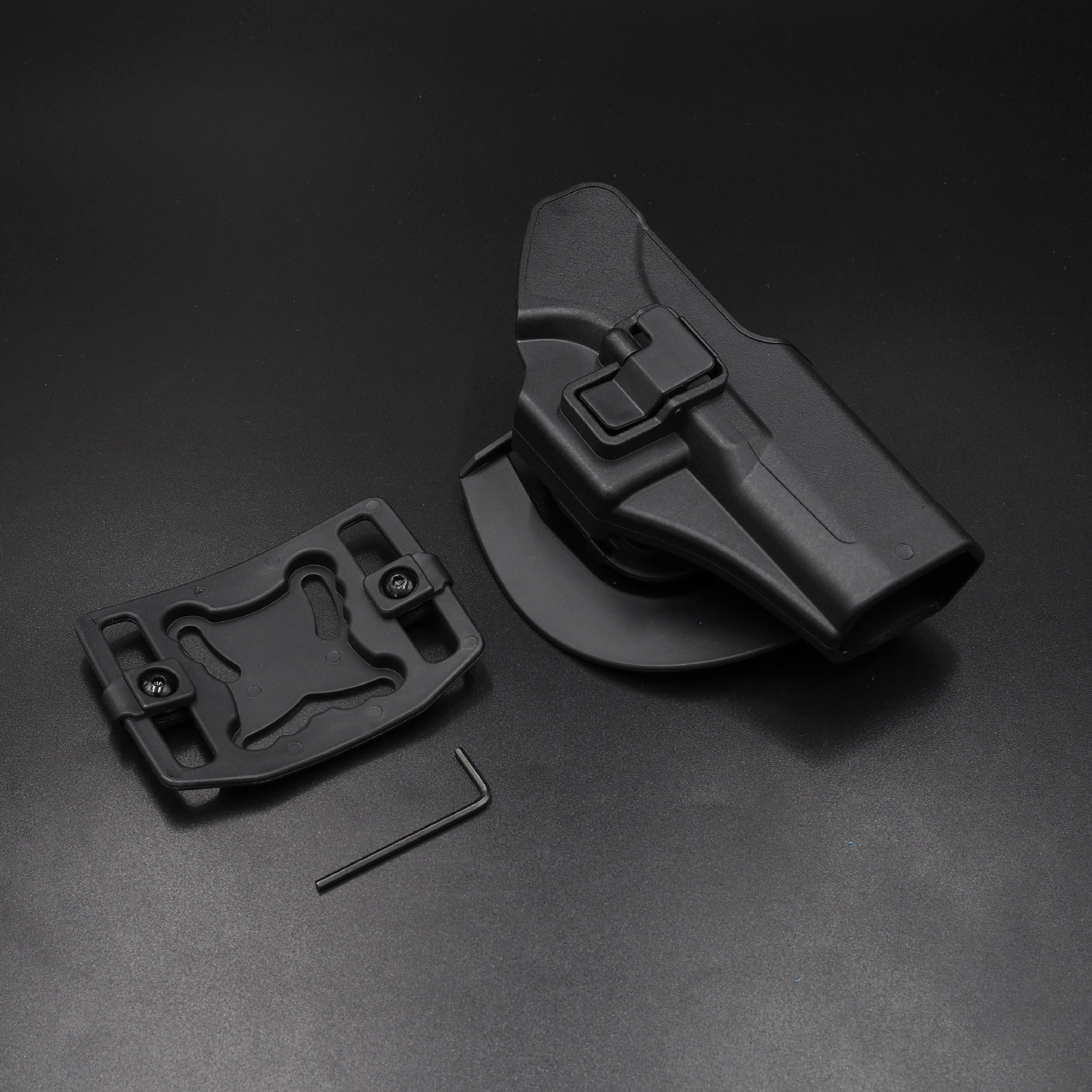 Newซ ซองปืน BH G17/G19 ( BH Holster ) 🍁 ผลิตจาก Polymer เกรดคุณภาพ 🍁 มาพร้อมเพลทเหน็บและเพลทสอดเข็มขัด