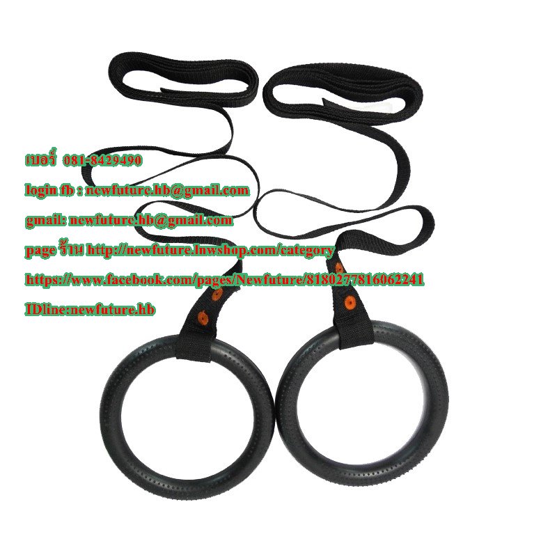 สินค้าหมดแล้วค่ะFIT-041 ห่วงออกกำลังกาย gymnastics rings Gym Rings ฟิตเนส กีฬา เพาะกาย เล่นกล้าม