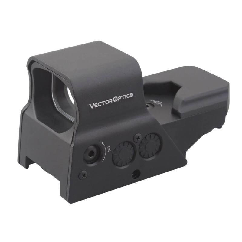 Vector Optics Omega 8 Reticle Red Dot มุมมองในการกวาดสายตาที่กว้าง มีเป้าให้ปรับเปลี่ยนได้ถึง8แบบ ใช้ถ่านCR2032 จำนวน1ก้อน มาพร้อมกับชุดชาตพลังงานแสงอาทิตย์ รองรับ .223 5.56 .308 7.62 .22 ลูกซองขนาดลำกล้อง20ga และ 12ga ราคาพิเศษ