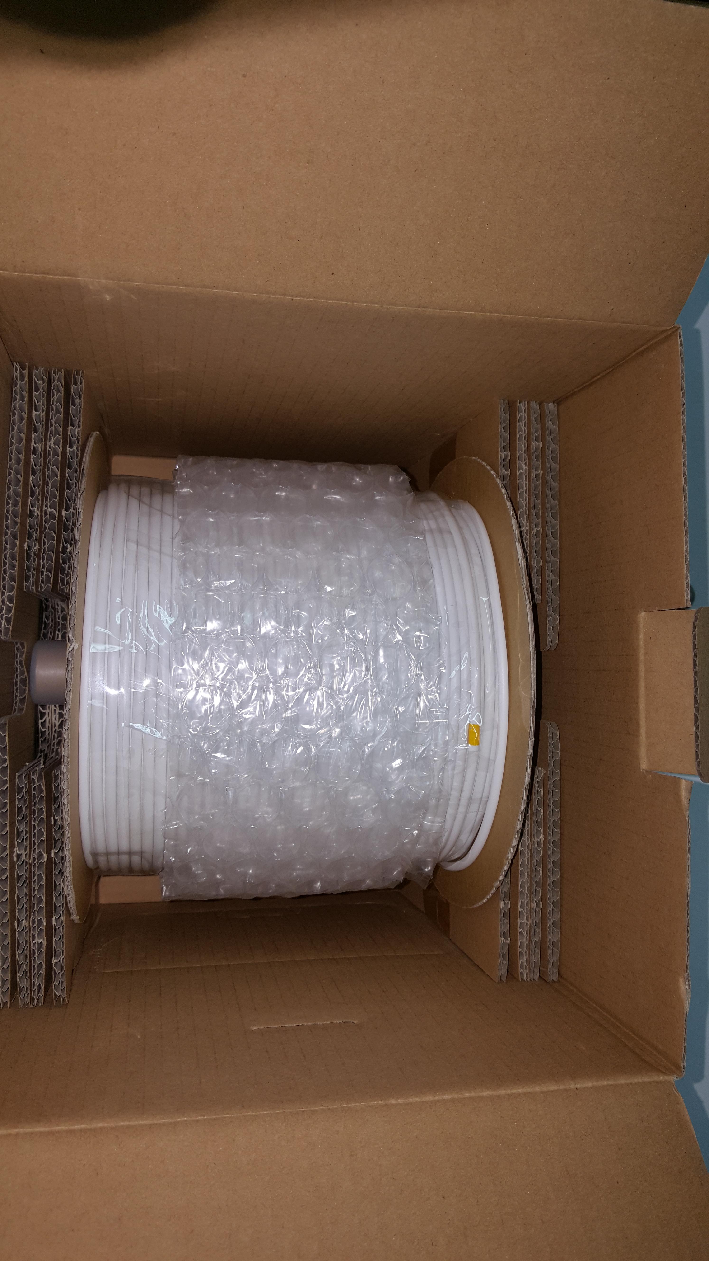 PVC TUBE - MAX ขนาด 3.2 mm. ยาว 250m ผิวขาวด้าน ปลอกสายไฟ