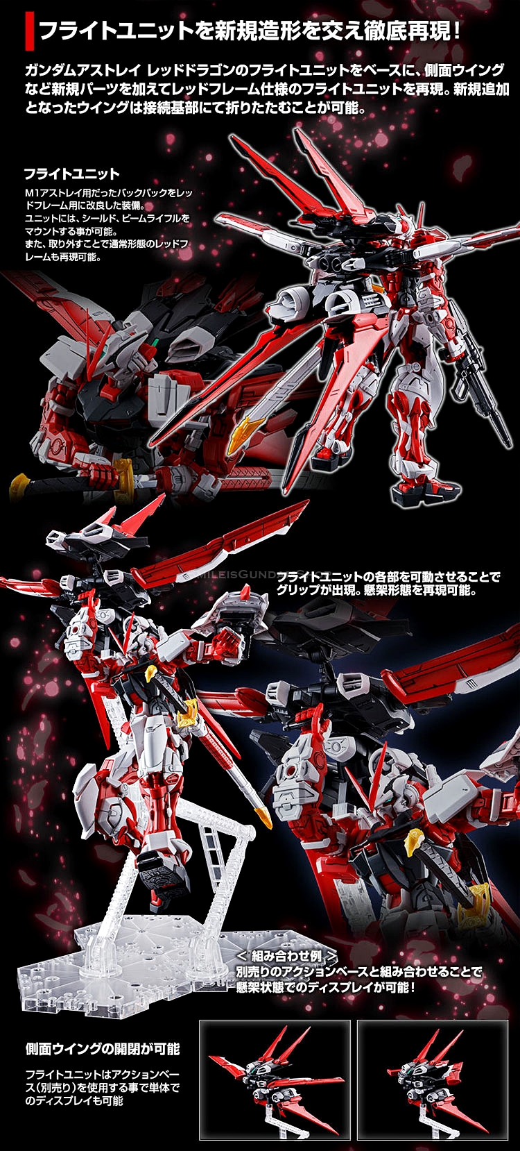[PO]MG 1/100 Astray Red Frame Flight Unit[BANDAI]ก.ย.-ต.ค.