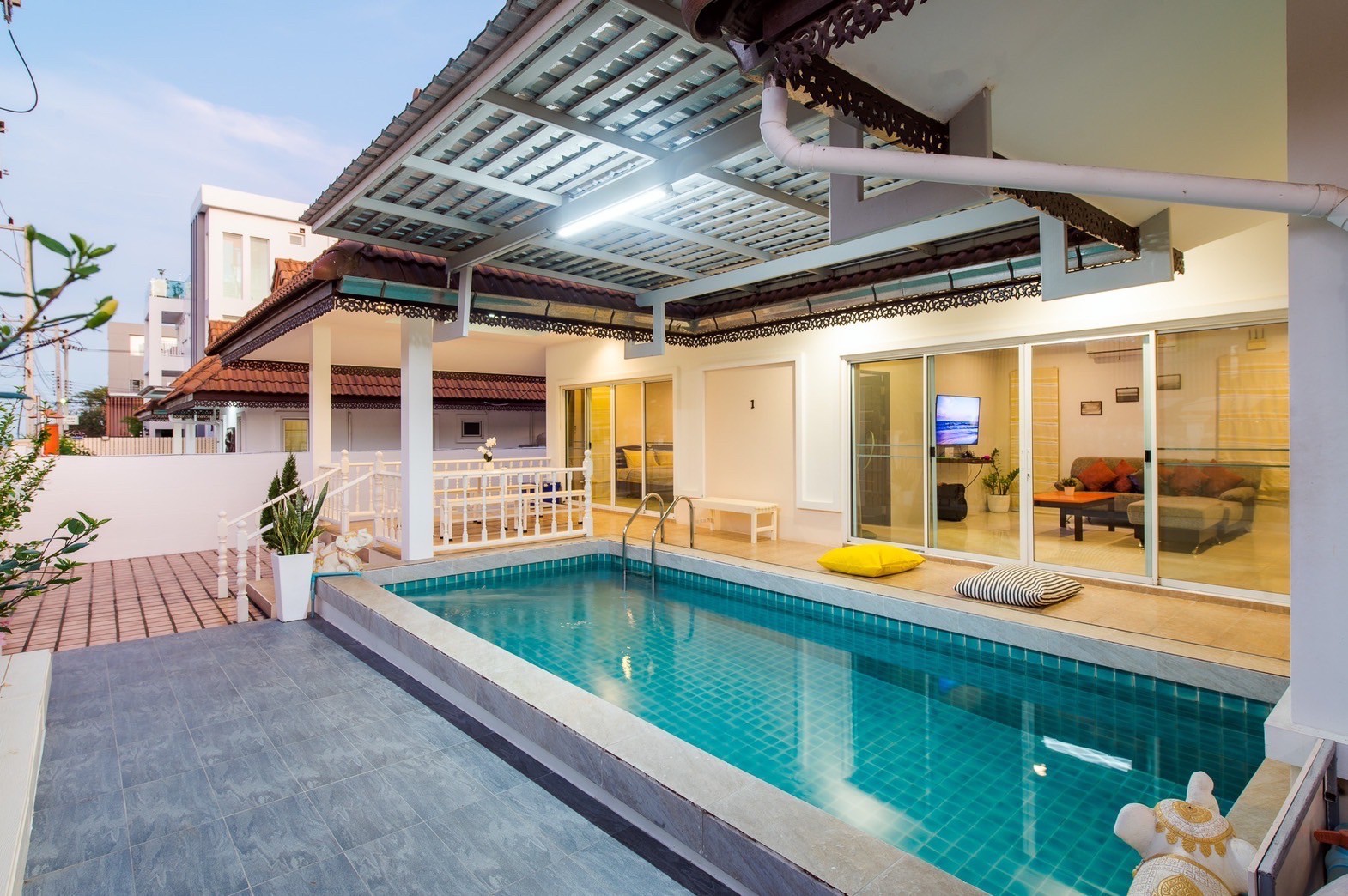 HR15056 บ้านพักหัวหิน บ้าน Farry Pool Villa