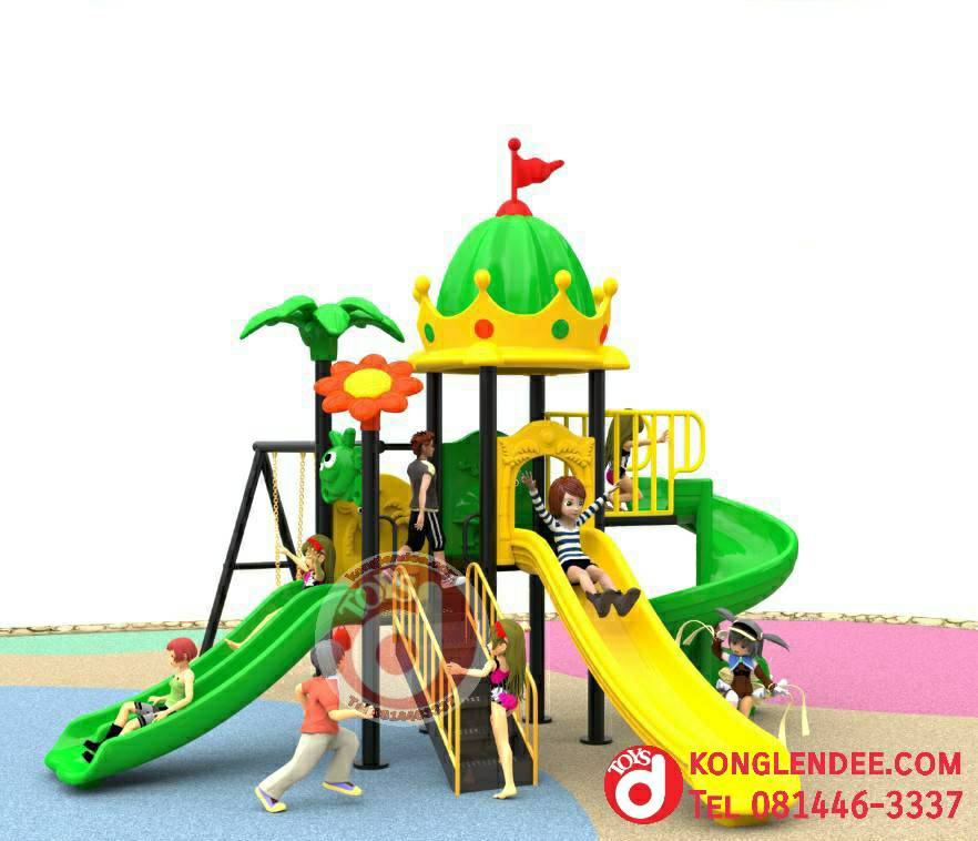 เครื่องเล่นสนาม ชุดปราสาทมงกุฎ