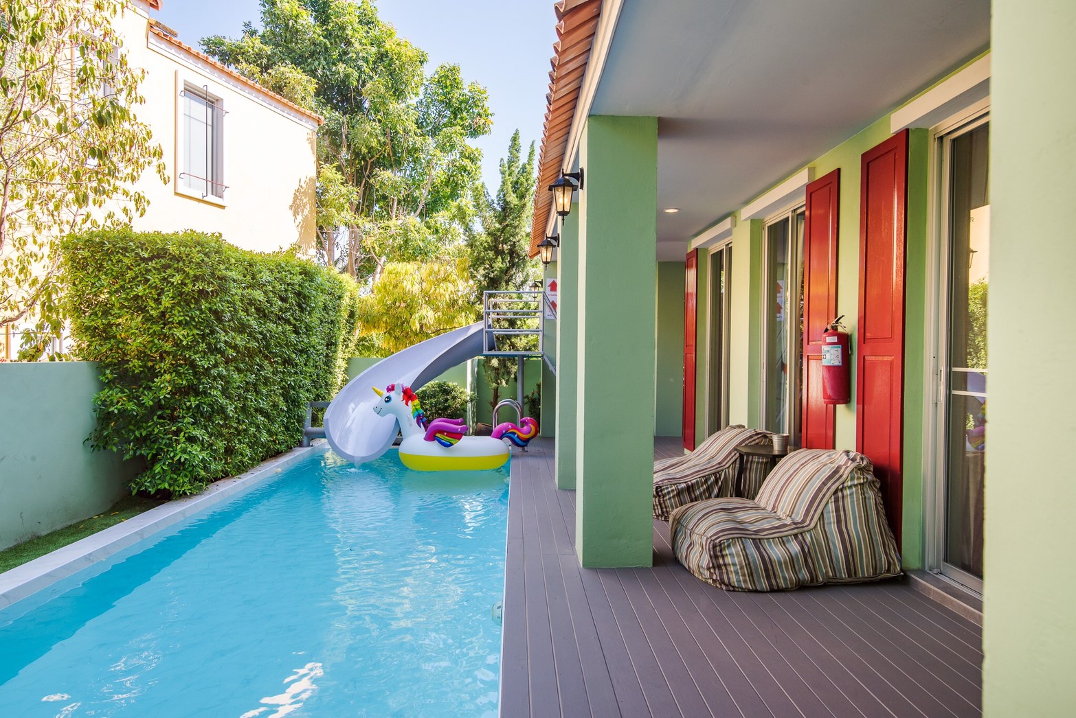 HR15023 บ้านพักหัวหิน บ้านทัศคานี บีช วิลล่า 3 ( Green 2Bed Garden View )