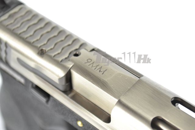 S&W M&P9 T6 B-Style สไลด์เงิน ท่อเงิน เฟรมดำ