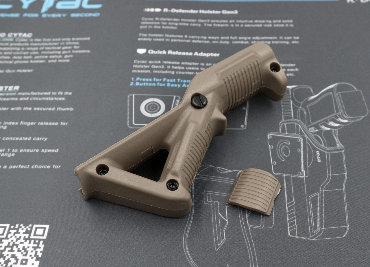 (clapping hands)สินค้าเข้ามาใหม่ค่ะ (fire)กริปมือหน้า AFG1 FMA ( AFG1 Angled Foregrip ) 💥 ผลิตจาก Polymer เกรดคุณภาพ 💥 กริปมือหน้า ติดตั้งง่าย 💥 ติดตั้งบนราง Picatinny ขนาด 20 มม. 💥 จับถนัดมือ กระชับ แน่น ไม่ลื่น มี 2 สี :
