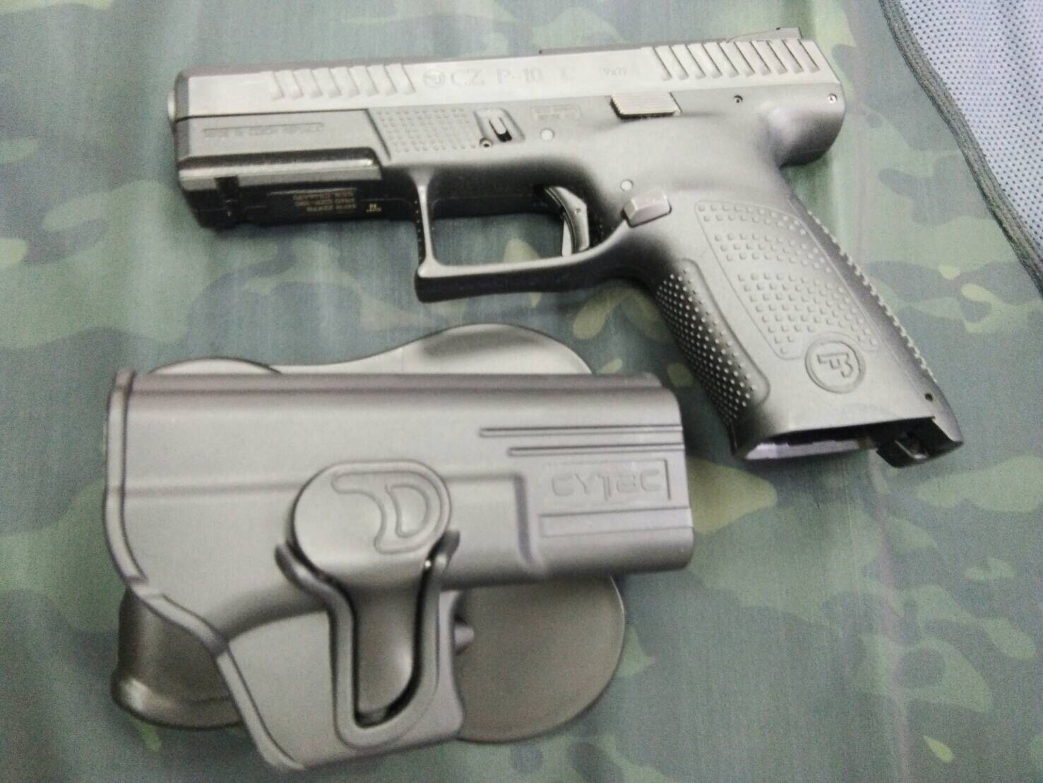 New.ซองปืนพกนอก Cytac สำหรับ ปืน CZ p-10 c ราคาพิเศษ