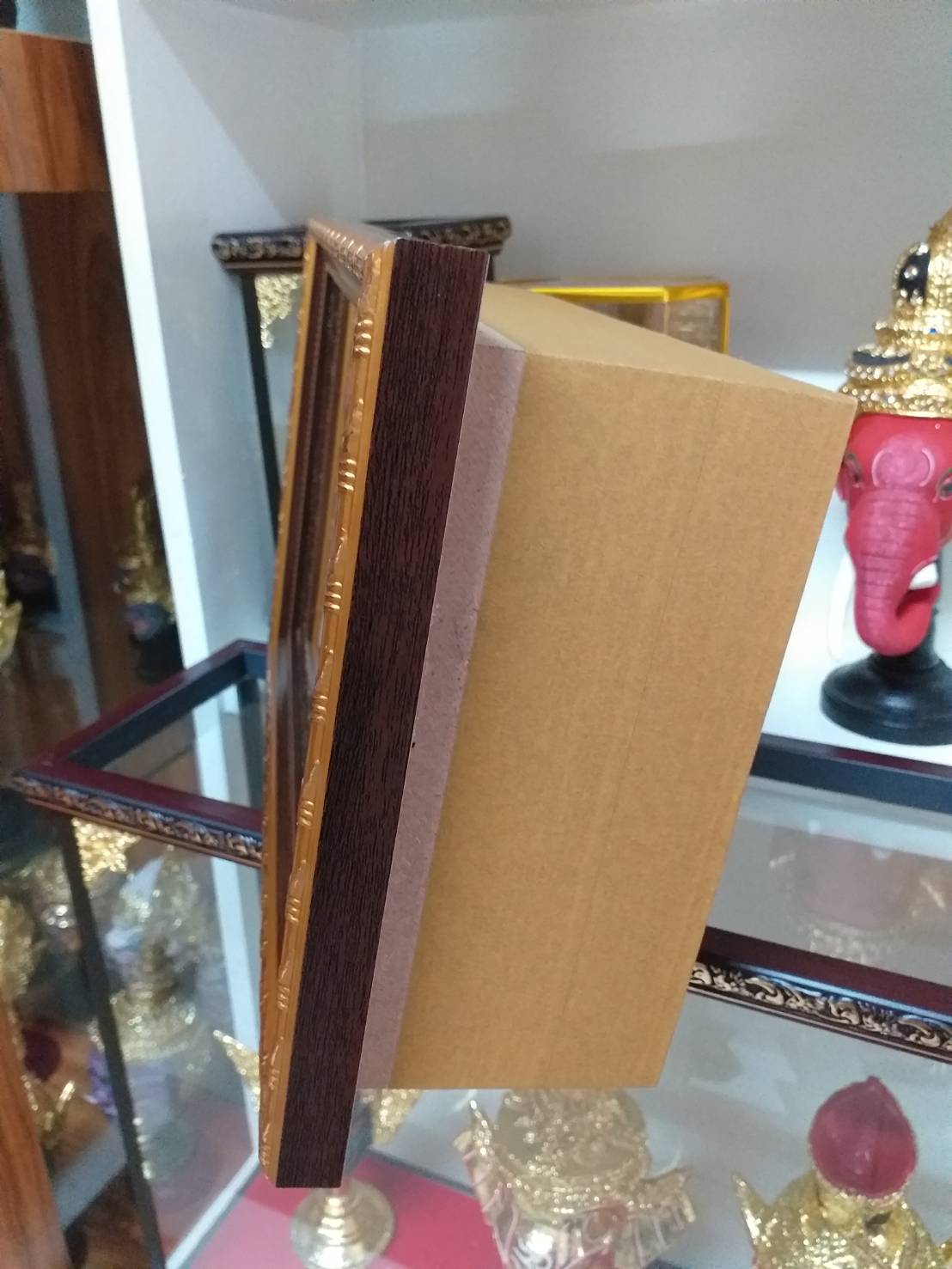 หัวโขนจิ๋ว 4 หัว พร้อมกรอบลายไทย