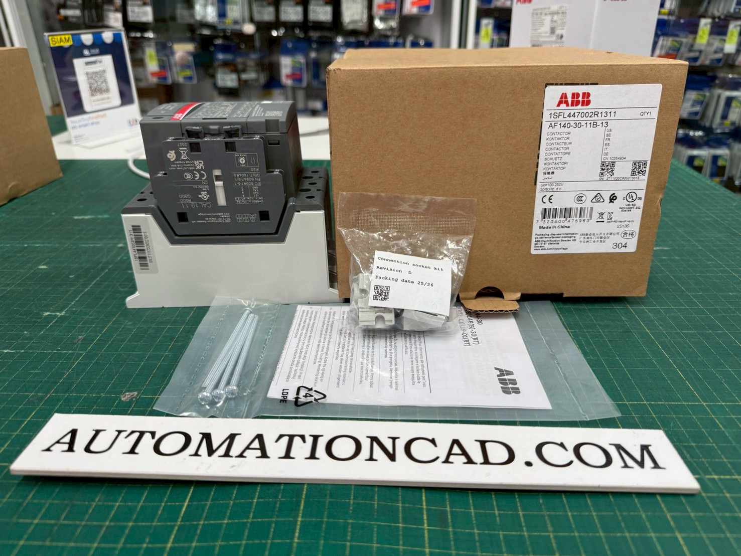 แมกเนติก AF140-30-11B-13 ABB 75kW Magnetic Contactor คอยล์ 220VAC 1 SFL447002R1311