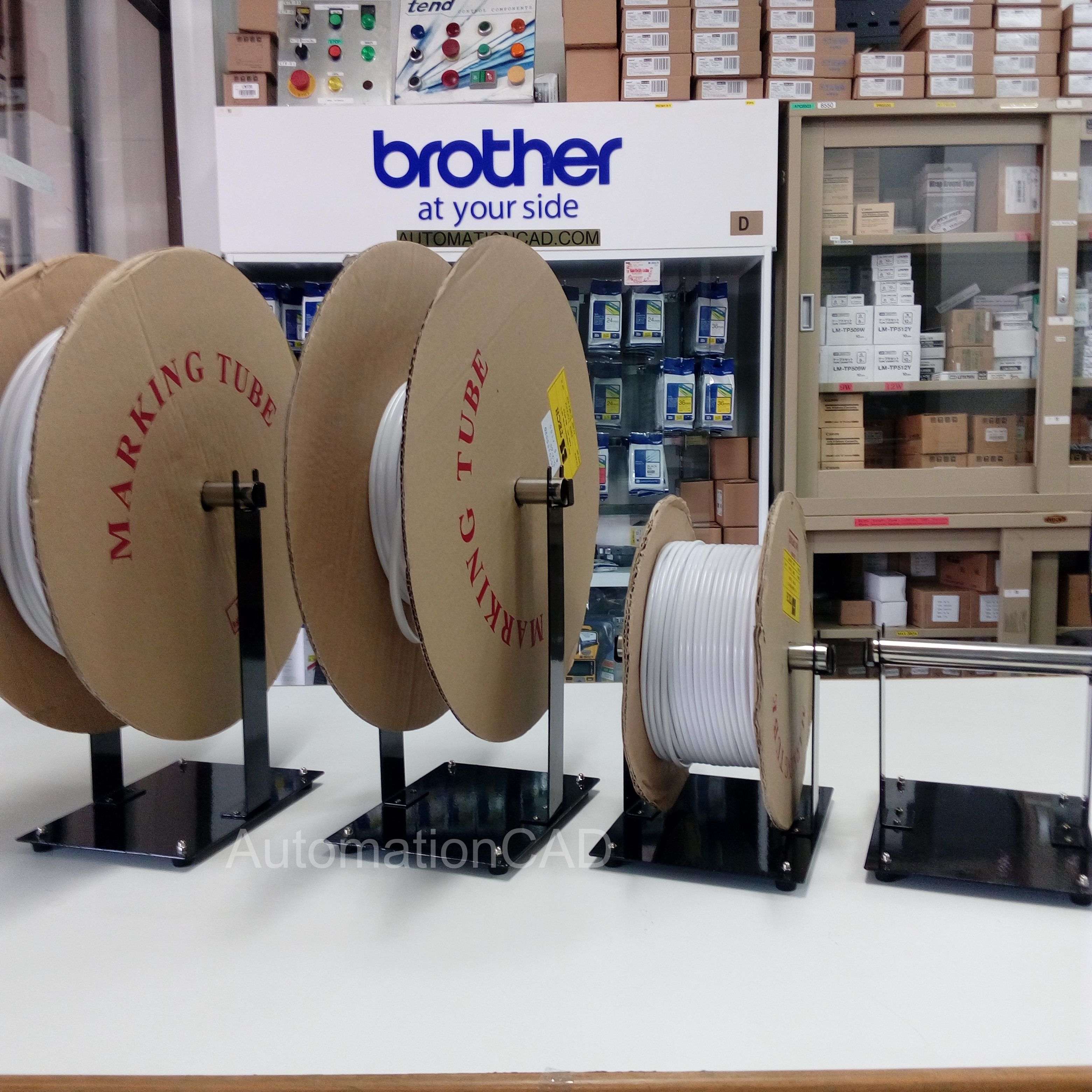 เครื่องพิมพ์ ปลอกสายไฟ สติ๊กเกอร์ MAX LETATWIN LM-380E Label Printer, Wire Marker