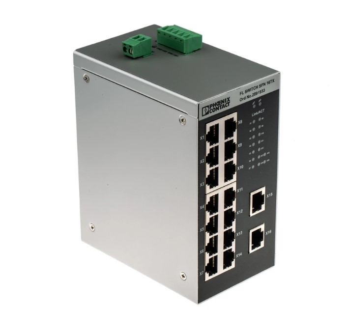 อีเธอร์เน็ต สวิตช์ Ethernet Switches PHOENIX CONTACT FL SWITCH SFN 16TX - 2891933