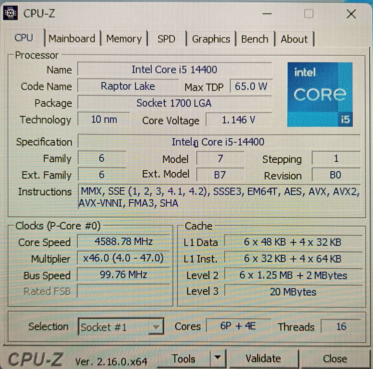 Computer มือ 2 เฉพาะเคส Core I5-14400 2.50GHz
