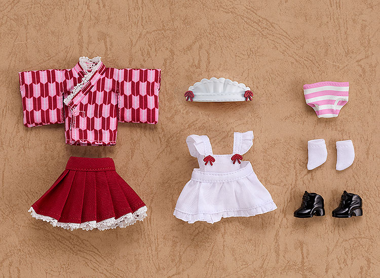 เปิดจอง : Nendoroid Doll: Outfit Set (Japanese-Style Maid - Pink)
