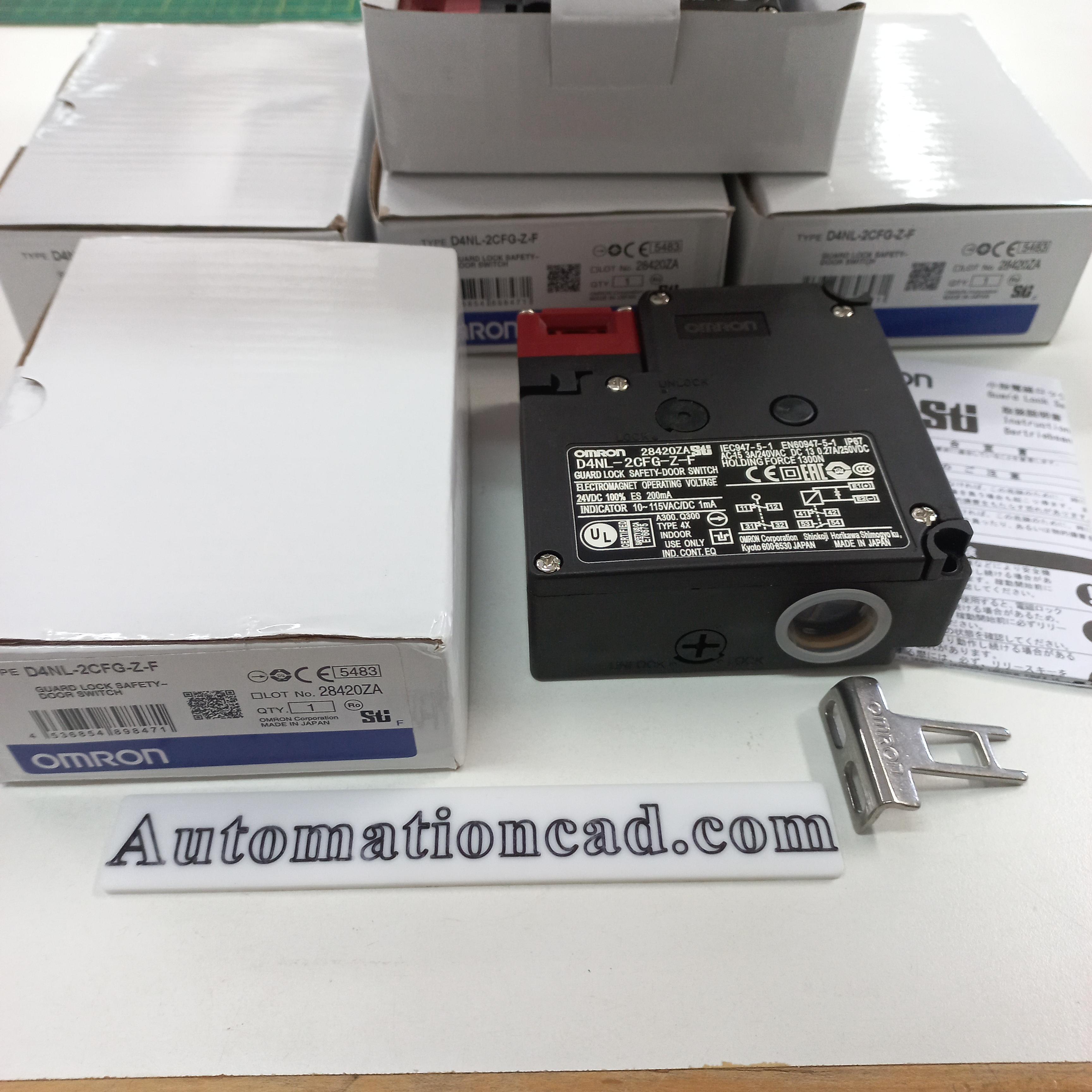 Safety Door Switch OMRON สวิตช์ประตูนิรภัย รุ่น D4NL-2CFG-Z-F